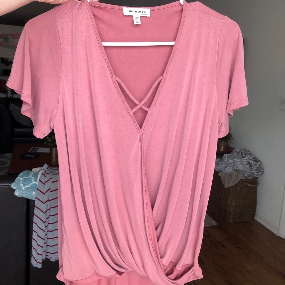 Cross over blouse